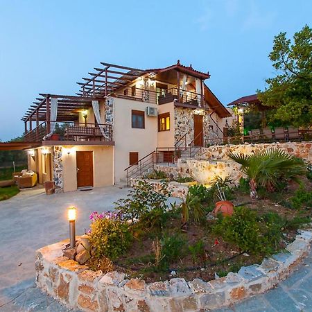 Villa Laskari Sea View Nea Moudania Bagian luar foto