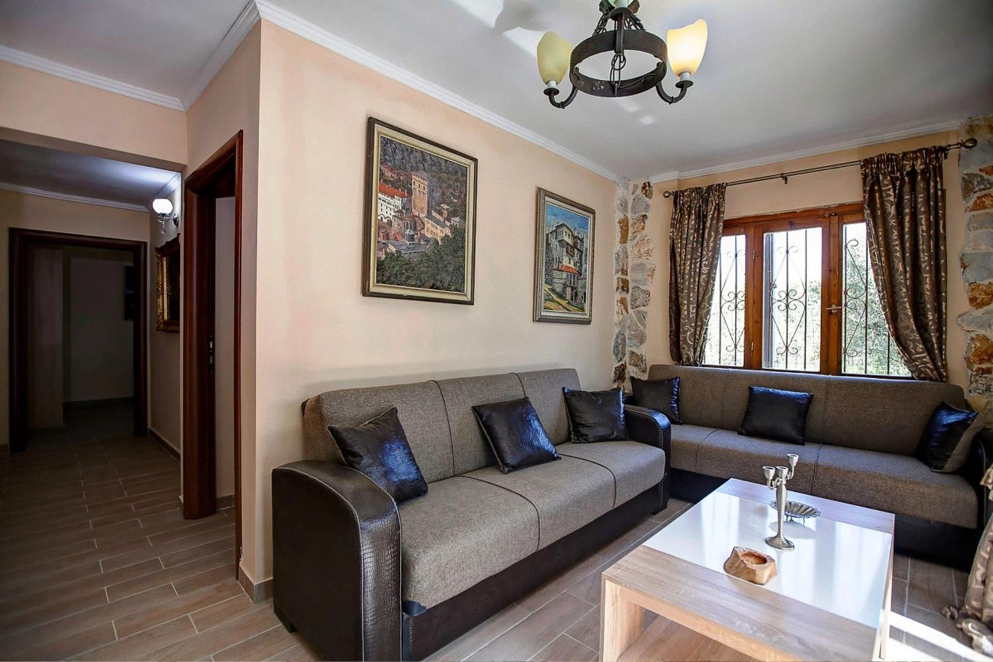 Villa Laskari Sea View Nea Moudania Bagian luar foto