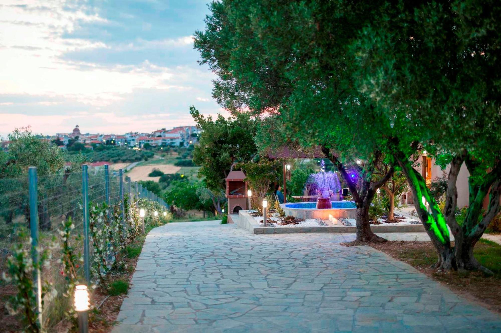 Villa Laskari Sea View Nea Moudania Bagian luar foto