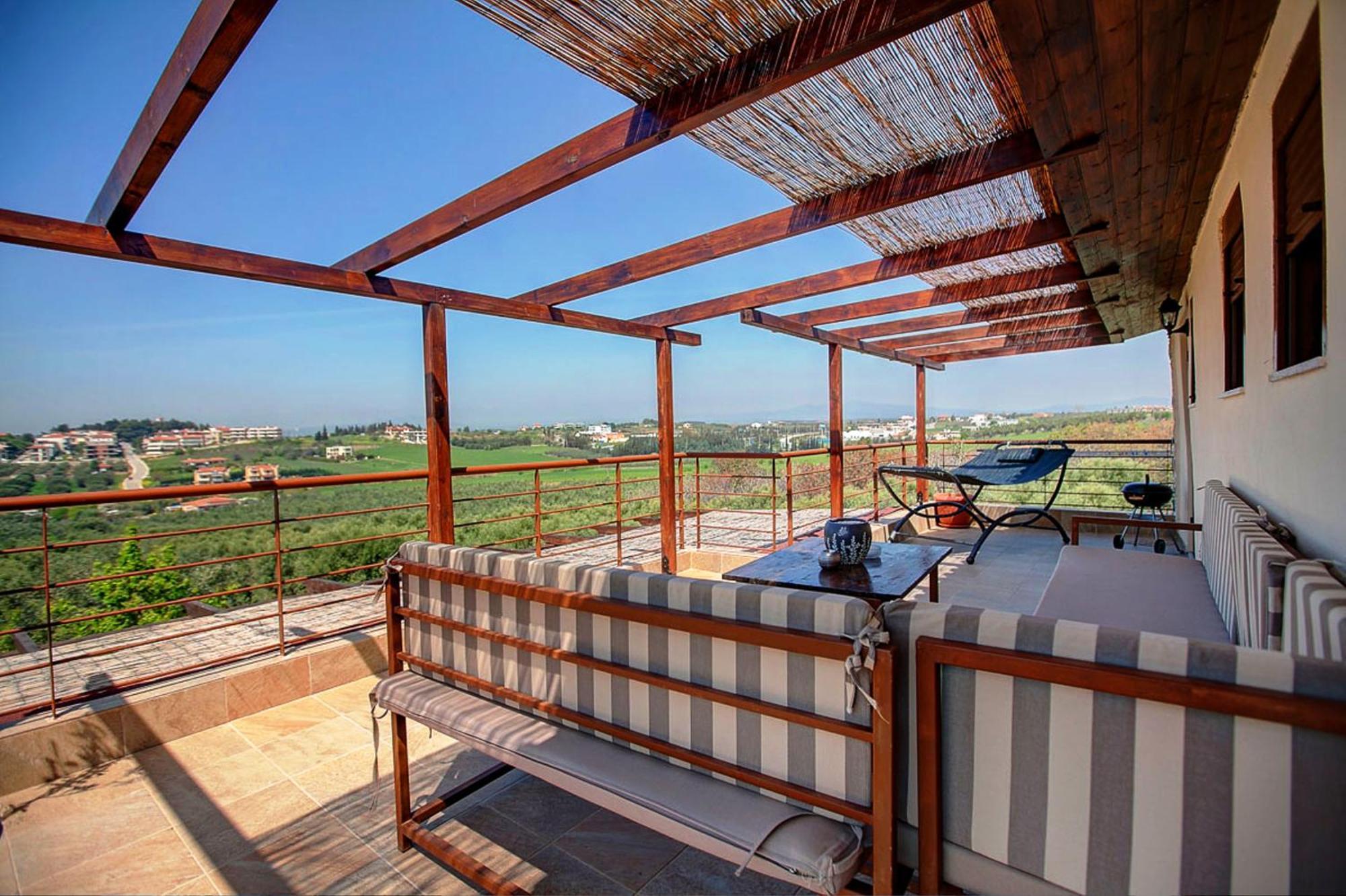 Villa Laskari Sea View Nea Moudania Bagian luar foto