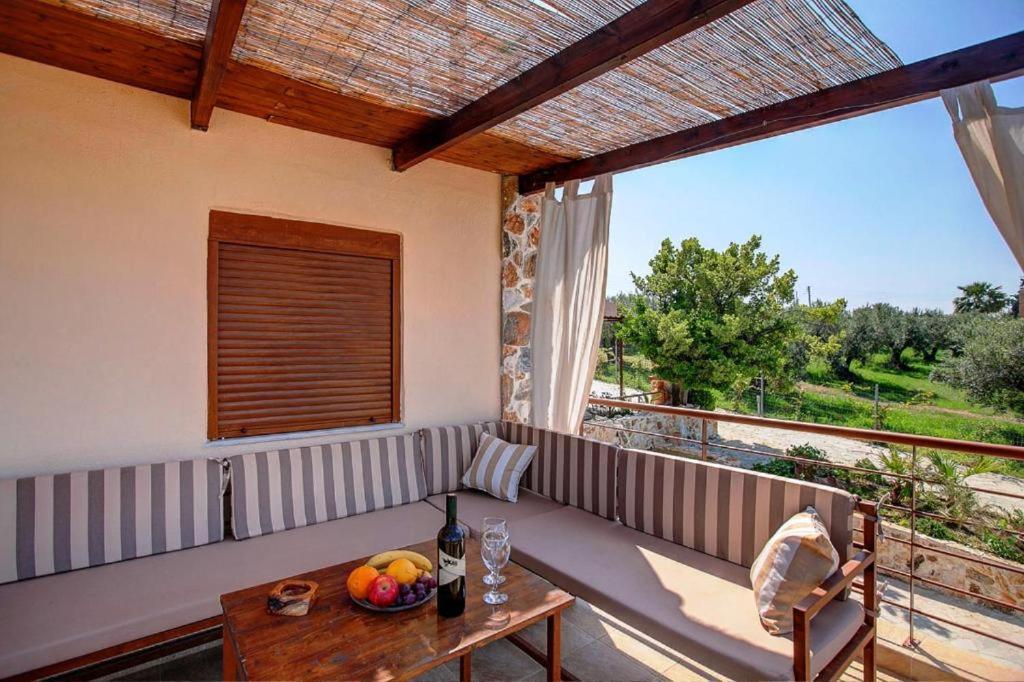 Villa Laskari Sea View Nea Moudania Bagian luar foto
