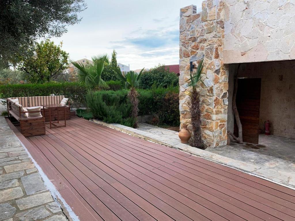 Villa Laskari Sea View Nea Moudania Bagian luar foto