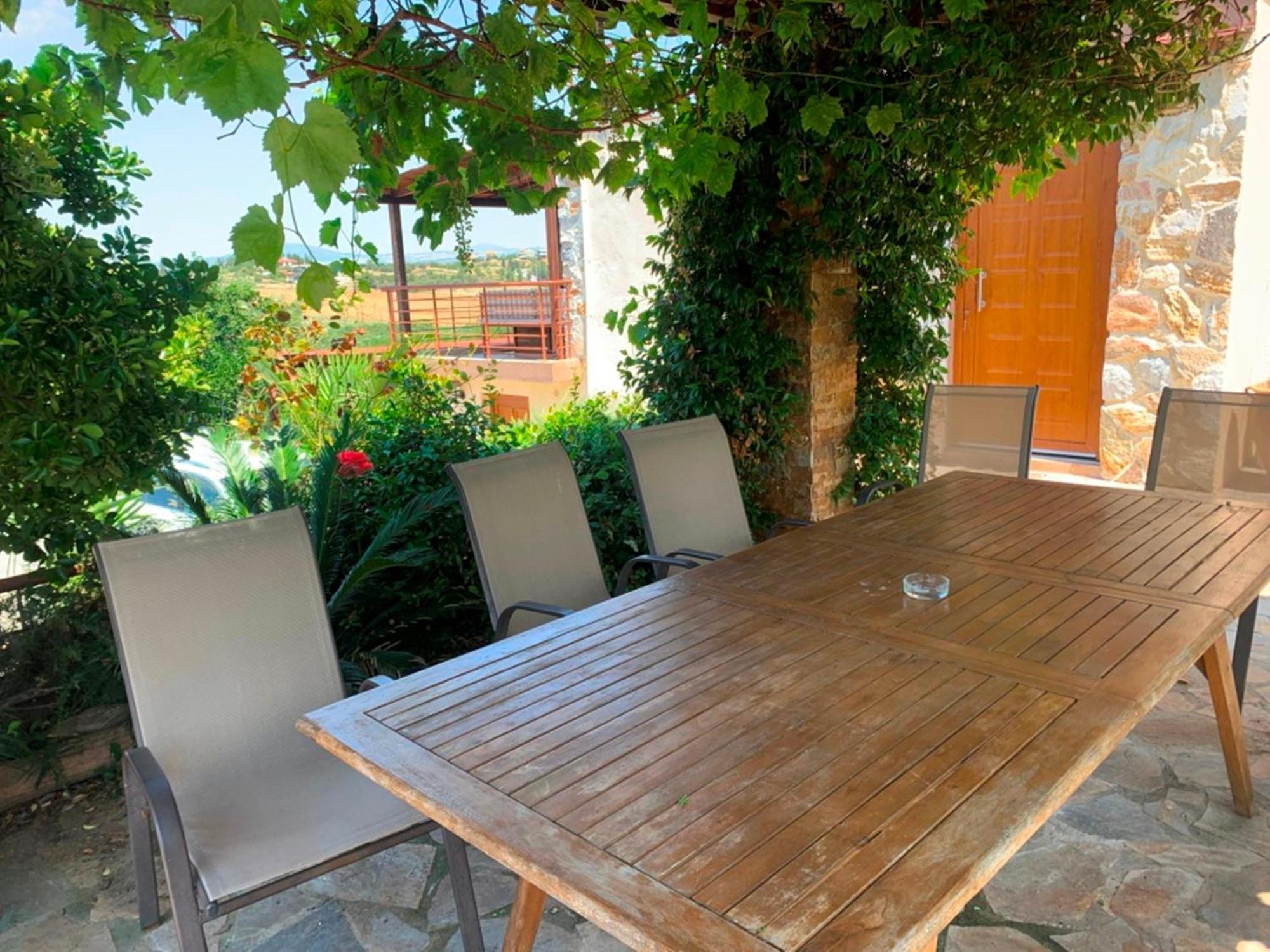 Villa Laskari Sea View Nea Moudania Bagian luar foto